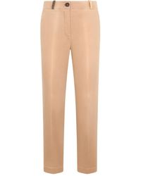 Peserico - Pants With Minimalist And Casual Design - Lyst