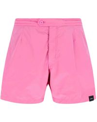 Aspesi - Badeshorts Mit Elastischem Bund - Lyst