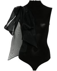 Atu Body Couture - Draped-Detail Bodysuit - Lyst