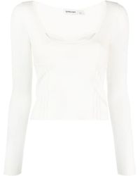 Jonathan Simkhai - Top con escote corazón - Lyst