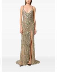 Philipp Plein - Crystal-Embellished Tulle Maxi Dress - Lyst