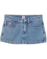 AAPE BY A BATHING AP - Logo-Patched Denim Shorts - Lyst