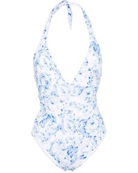 Mc2 Saint Barth - Marylin Floral-print Swimsuit - Lyst