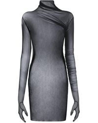 Ann Demeulemeester - Nicolas Mesh Glove Minidress - Lyst