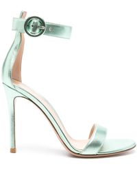 Gianvito Rossi - Portofino 105mm レザーサンダル - Lyst
