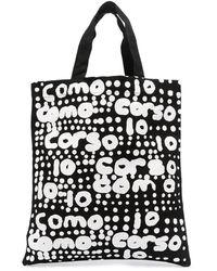 10 Corso Como - Logo Polka-Dot Print Tote Bag - Lyst