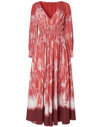 Altuzarra - Kathleen Tie Dye-print Midi Dress - Lyst