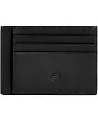 Piquadro - Logo-Plaque Cardholder - Lyst
