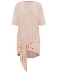 DIESEL - Mini Knot-Detail Dress - Lyst