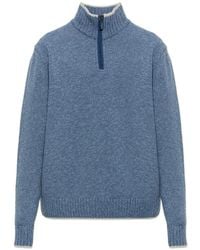 Paul & Shark - Half-Zip Long-Sleeve Sweater - Lyst