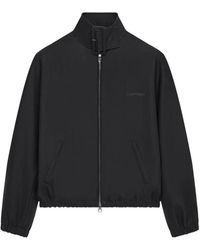Courreges - Buckle-Neck Zipped Bomber Jacket - Lyst