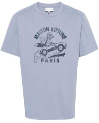 Maison Kitsuné - T-shirt Racing en coton - Lyst