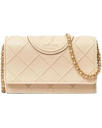 Tory Burch - Fleming Soft Portemonnee Met Kettinghengsel - Lyst