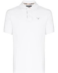 Barbour - Polo Con Logo Bordado - Lyst