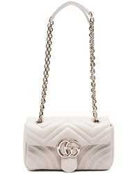 Gucci - Gg Marmont Leather Shoulder Bag - Lyst