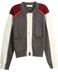 Kiko Kostadinov - Panelled Zip-Up Cardigan - Lyst
