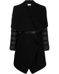 Moncler - Padded Wool-blend Cape - Lyst