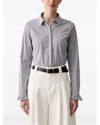 Mos Mosh - Mmmattie Flip Striped Ruffle-Cuff Shirt - Lyst