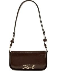 Karl Lagerfeld - K/signature Naplak ショルダーバッグ - Lyst