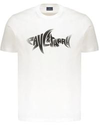 Paul & Shark - Shark Graffiti Print Cotton Jersey T-Shirt - Lyst