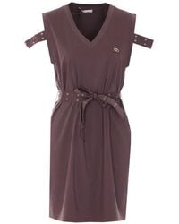 Liu Jo - V-Neck Belt Dress - Lyst