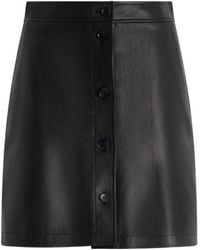Bally - Leather Mini Skirt - Lyst