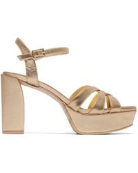 Bernardo - Vittoria Woven Platform Sandals - Lyst