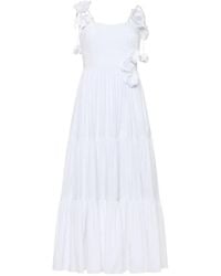 Cinq À Sept - Kael Floral-Appliqué Tiered Dress - Lyst
