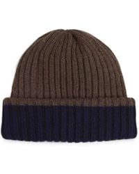Fedeli - Ribbed-Knit Beanie Hat - Lyst
