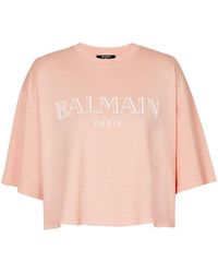 Balmain - Vintage Cotton T-shirt - Lyst