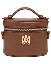 Amiri - Nano Logo Leather Vanity Bag - Lyst