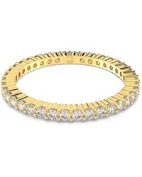Swarovski - Matrix Vittore Crystal-Embellished Eternity Ring - Lyst