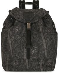 Etro - Pegaso-motif Paisley-print Backpack - Lyst