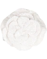Cynthia Rowley - Sequin-embellished Flower Bandeau Top - Lyst