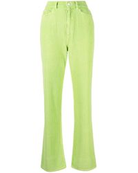 Wandler - Rose Ribbed Straight-Leg Trousers - Lyst