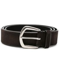 Officine Creative - Suede Buckle-Fastening Belt - Lyst