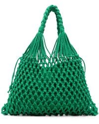 Frankie Shop - Naia Macramé-Knit Tote Bag - Lyst