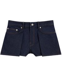 Givenchy - Pinch Gerafelde Denim Shorts - Lyst