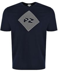 Pal Zileri - Logo-Print Crew-Neck T-Shirt - Lyst