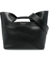 McQueen - Kleine Ledertote "the Bow" - Lyst