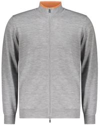 Fedeli - Zip High-Neck Cardigan - Lyst