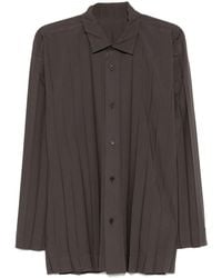 Homme Plissé Issey Miyake - Edge シャツ - Lyst