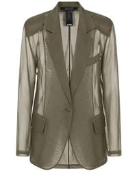 FEDERICA TOSI - Sheer Blazer - Lyst