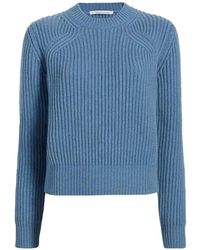 Another Tomorrow - Ribbed-Knit Cashmere Sweater - Lyst