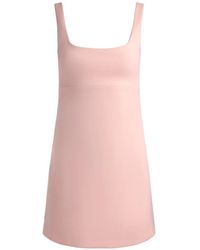 Alice + Olivia - Square Neck Mini Dress - Lyst