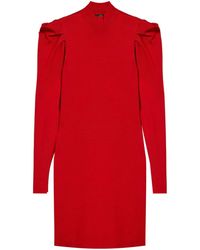 Twinset - Draping Knit Mini Dress - Lyst