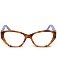 Guess - Tortoiseshell-Effect Cat-Eye Glasses - Lyst