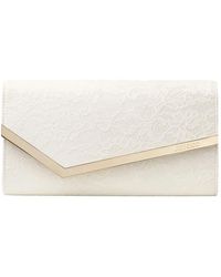 Jimmy Choo - Lace Emmie Clutch Bag - Lyst
