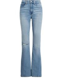 Polo Ralph Lauren - Ripped-Detail Flare Jeans - Lyst