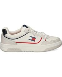 Tommy Hilfiger - Leather Sneaker - Lyst